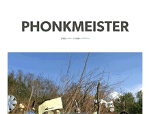 Tablet Screenshot of phonkmeister.com